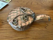 Gregorian Copper Silent Butler #106 – Hand Wrought Hammered Copper 6” x 9”