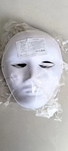 Máscaras de papel pintables para carnaval, disfraces, fiesta de Halloween mujeres hombres hágalo usted mismo Foto 3 de 4