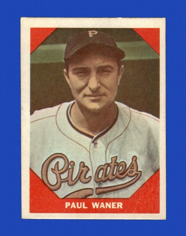1960 Fleer Set-Break # 76 Paul Waner EX-EXMINT *GMCARDS*