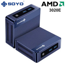 SOYO M4 Mini-PC AMD 3020E 8 GB RAM 256 GB SSD, CPU bis zu 2,6 GHz Windows 11 Pro