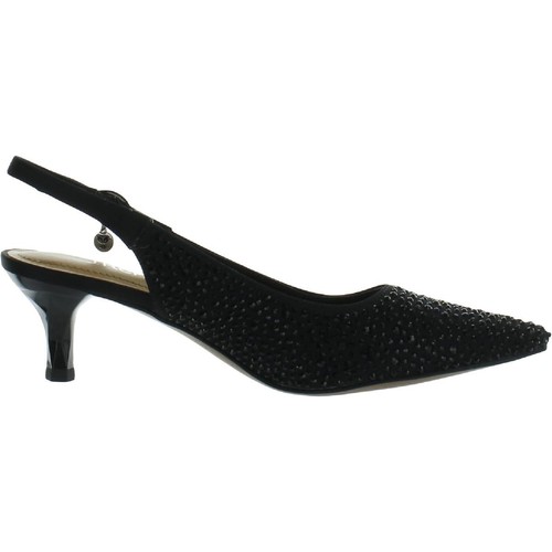 J. Renee Damenschuhe schwarz Knöchelriemen Pfennigabsatz 9 Medium (B, M) BHFO 6683 - Bild 2 von 3