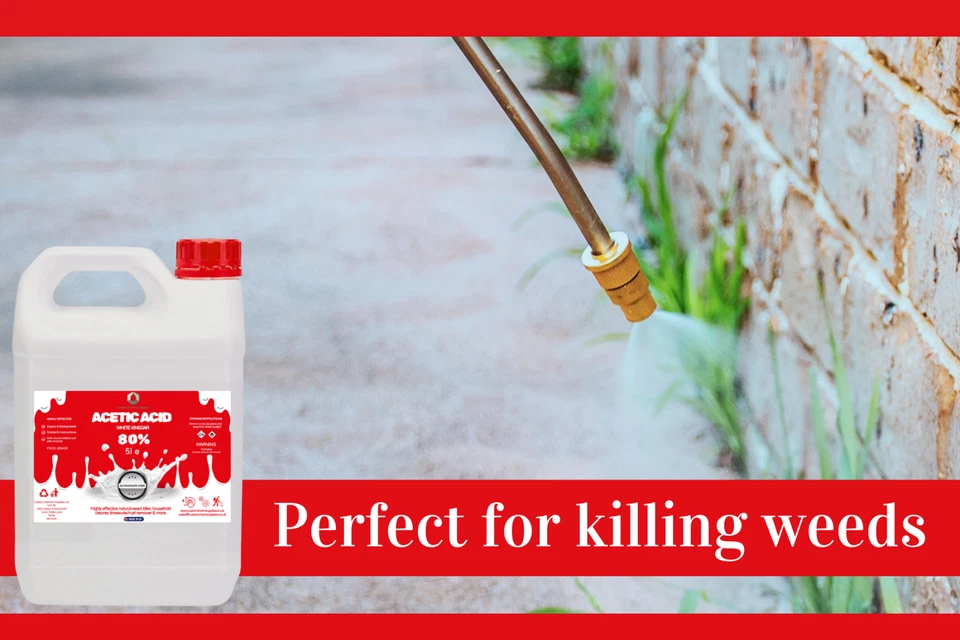 White Vinegar 5L Strong Acetic Acid Cleaning / Stain Remover / Kettle Descaler - Image 3 of 4