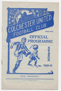 1950/51 Division 3 South COLCHESTER UNITED v. TORQUAY UNITED