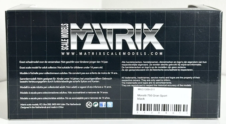 Matrix 1:43 - Moretti 750 Gran Sport - MX31309-011 - Image 3 of 4