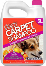 Pet Carpet Shampoo Cleaner Solution 5L - Citrus Splash Fragrance - Safe for All  3.83 per litre