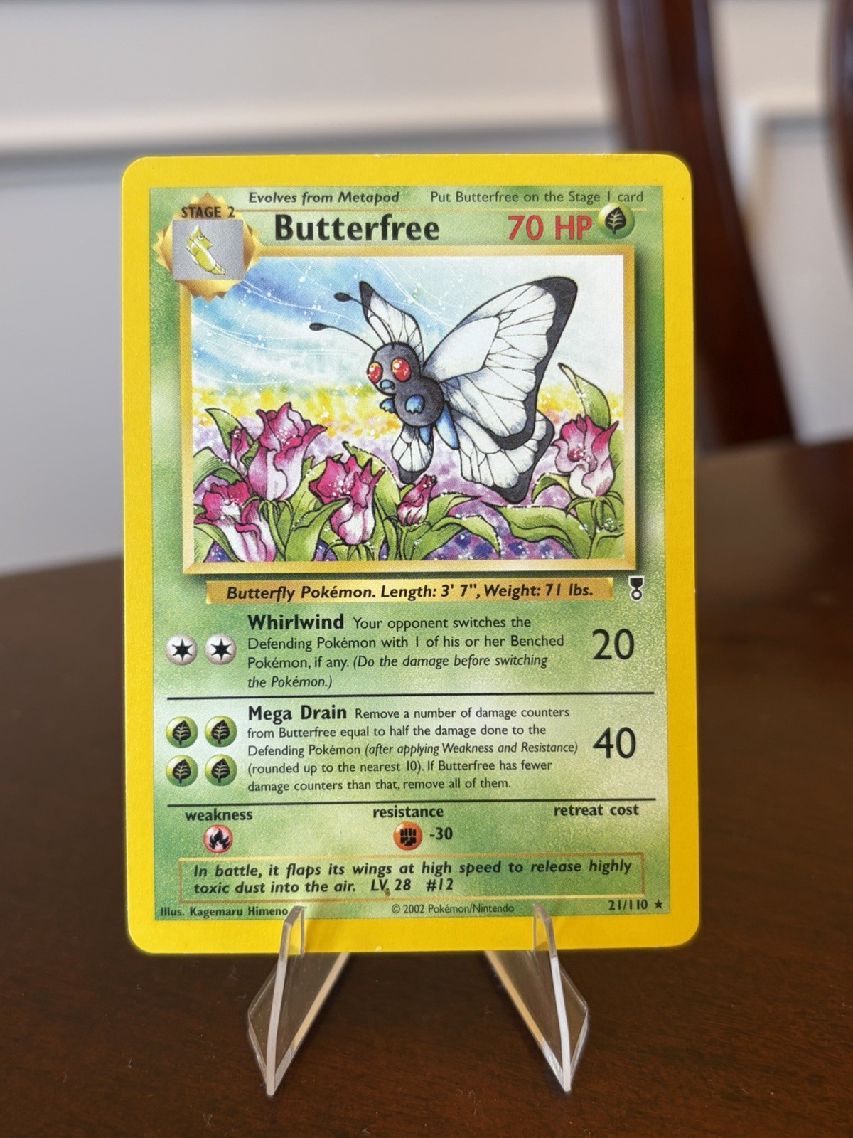 Pokemon TCG Butterfree 21/110 Legendary Collection Common