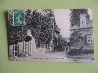 CPA VEULES LES ROSES LE MANOIR ET LA RUE DU MANOIR