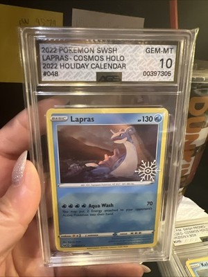 2020 Lapras 048/202 Holiday Calendar Snowflake Stamped Holo