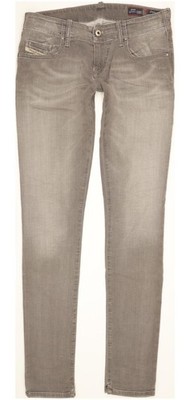 Diesel Grupee Damen Jeans grau Skinny Slim Stretch W27 L32 (100253)