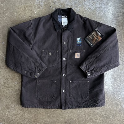 Carhartt Sandstone Men's 2XL Trout Unlimited Blanket Lined Jacket Chore Coat
