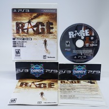 Rage PS3 CIB W/ Manual - PlayStation 3