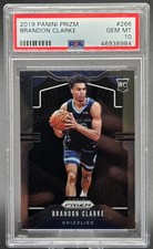 2019 Prizm BRANDON CLARKE Rookie RC Basketball Card PSA 10 GEM MINT. rookie card picture