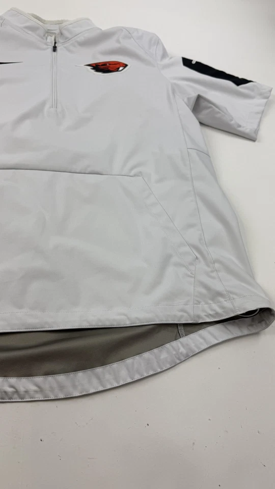 Camisa Nike Pullover Para Hombre Oregon State Beavers Grande NCAA Fútbol Cuarto Cremallera Foto 3 de 4