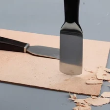 Leather Skiving Knife Leather Cutting Tool Bevel & Round Edge Trimming