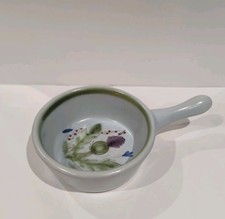 Buchan Pottery Portobello Thistle Ramekin Hand-Painted Stoneware Scotland VTG 
