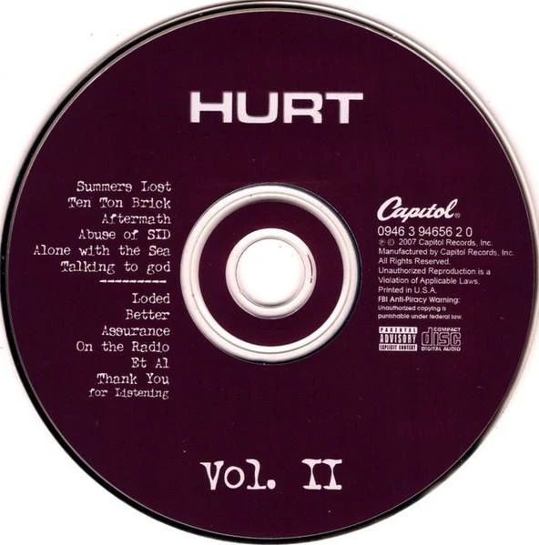 Hurt Vol. II CD USA Capitol 2007 094639465620 - Bild 3 von 3