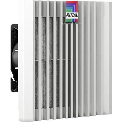 Rittal 3239724 Blue e+ filter fan 110 m³/h 24 V DC RAL 7035