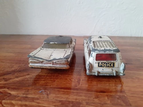 Vintage Corgi Toys Ford Zephyr Motorway Patrol Car /Chevrolet Impala Police