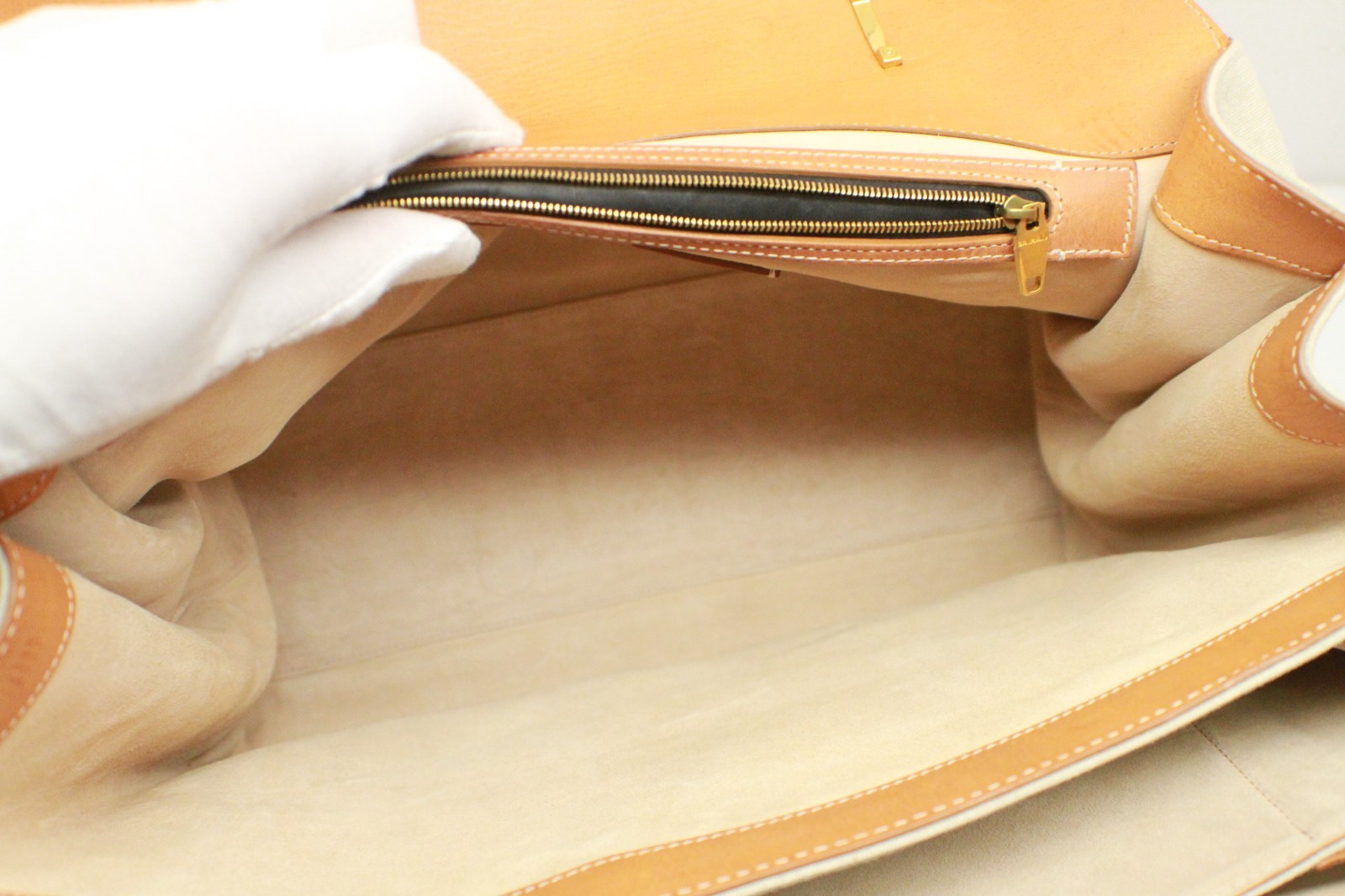 Balmain B-Buzz leather - Trimmed Canvas top handle bag image 9