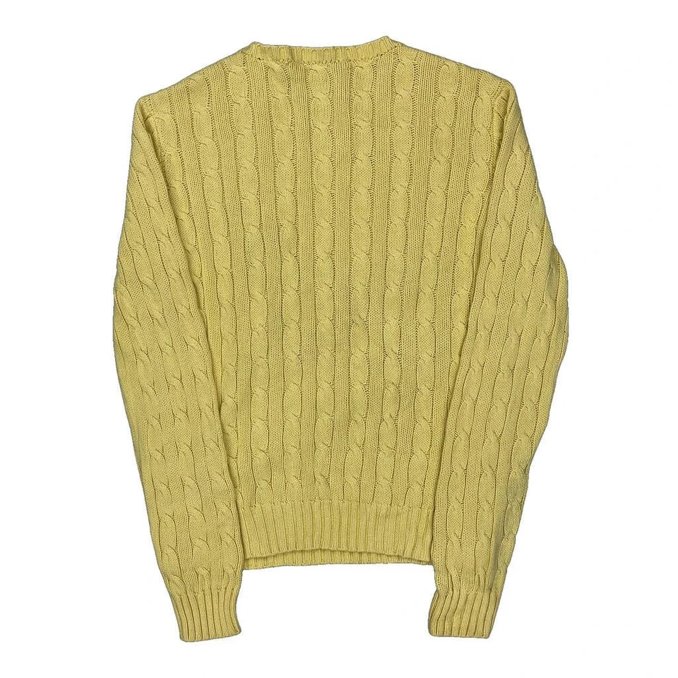 Свитер Ralph Lauren - маленький желтый хлопок - Изображение 2 из 4