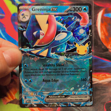 Greninja Ex 021/128 30th Celebration Pokemon Card Near Mint Free Shipping