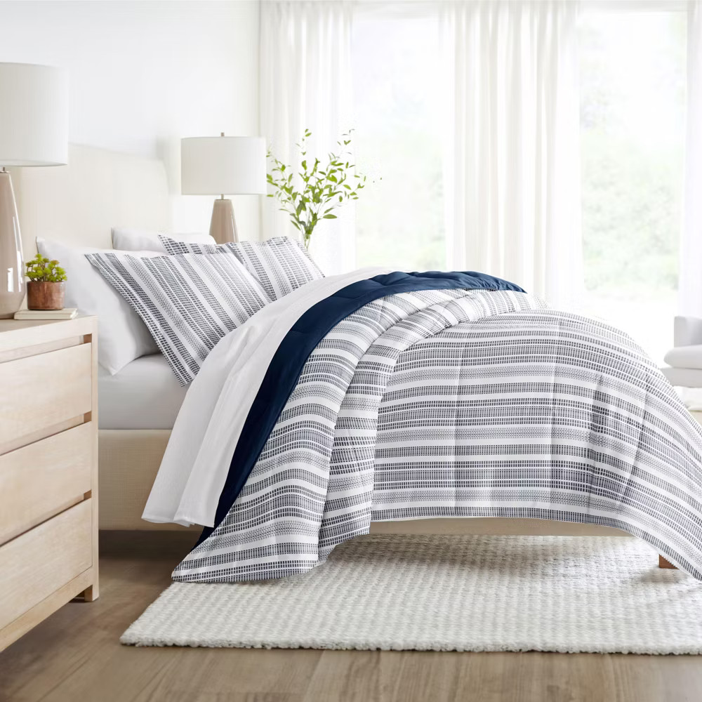 Farmhouse Dreams Geometric Reversible Soft Comforter Sets - Becky Cameron 11990₽