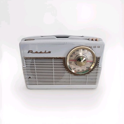 Radio REELA Space Age Vintage Orange - Pour Pièces Ou Restauration (ne Fonctionne Pas)