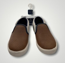 Oshkosh Slip-On Shoes - Size 10 Toddler - Navy Tan - NEW