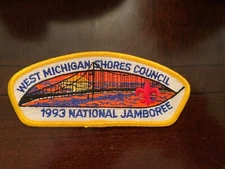 MINT 1993 JSP West Michigan Shores Council Yellow 