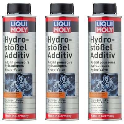 LIQUI MOLY 3x Hydrostößel Additiv 300ml, Motoröl Additiv Diesel-/ Benzin-Motoren