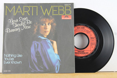 7'' - MARTI WEBB - Your Ears Should Be Burning Now - Polydor 1980 