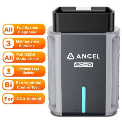 ANCEL ECHO Profi KFZ Diagnosegerät OBD2 Auto-Scanner Alle Systeme Bluetooth