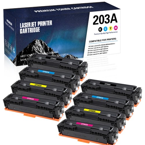 1-8x Toner für HP 203A Color LaserJet Pro MFP M281fdn 281fdw 280nw 254dw 254nw - Afbeelding 18 van 18