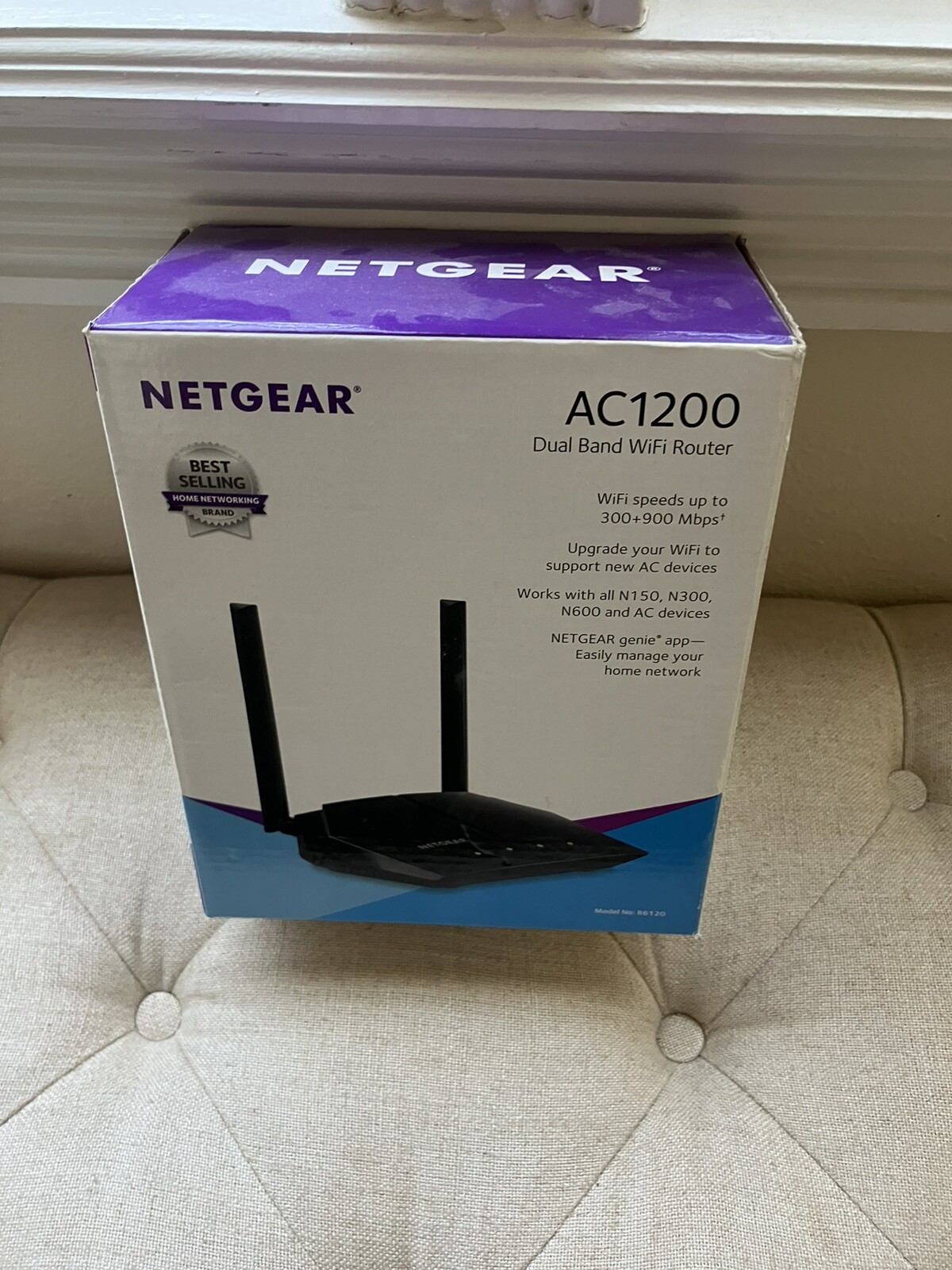 NETGEAR Ac1200 Dual Band WiFi Router Model R6120 681142036104| eBay