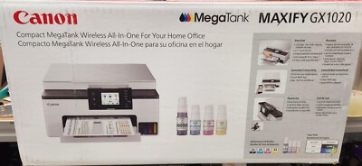 Canon MAXIFY GX1020 MegaTank Wireless Home & Office All-In-One Color Printer