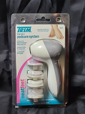 Trim Portable Pedicure System 4 Powered Tools for Smooth Feet     2cntr7