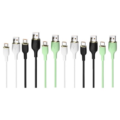 100cm USB to Type C/USB 5pin Data Line 3A Quick Charging Power Cable Data Wire