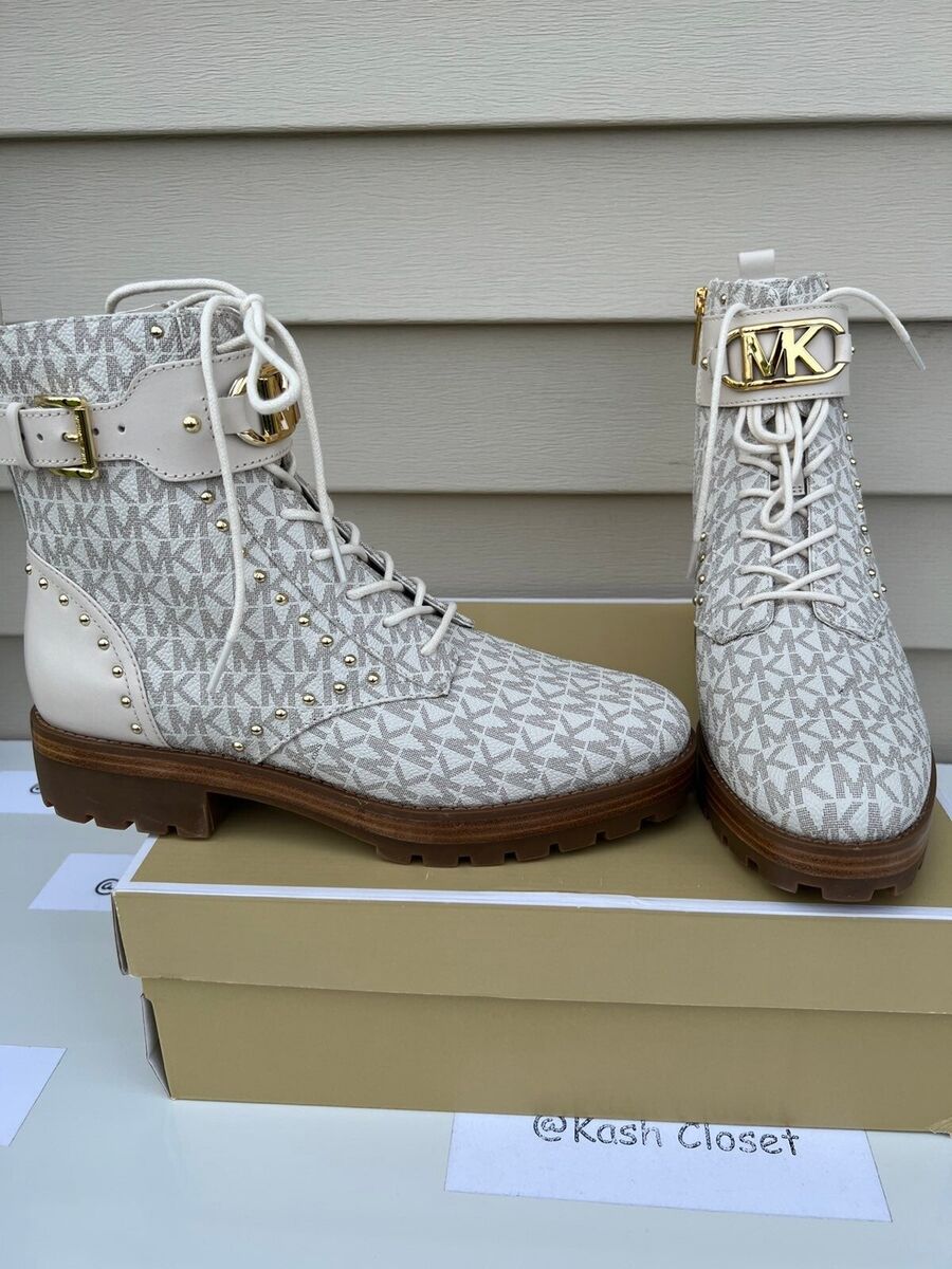 Michael kors store boots womens silver Michael kors store boots womens silver