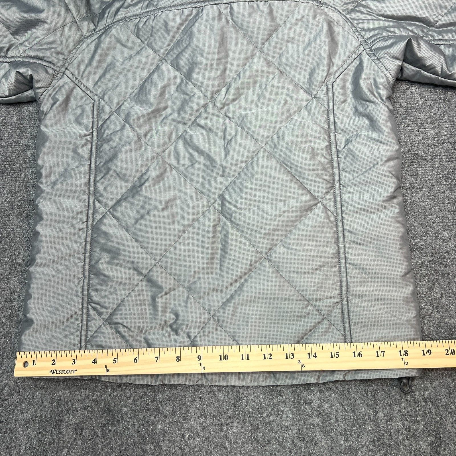 THE NORTH FACE Womens SMALL Mashup Insulated Puffer Jacket Silver Gray Zip thumbnail 14