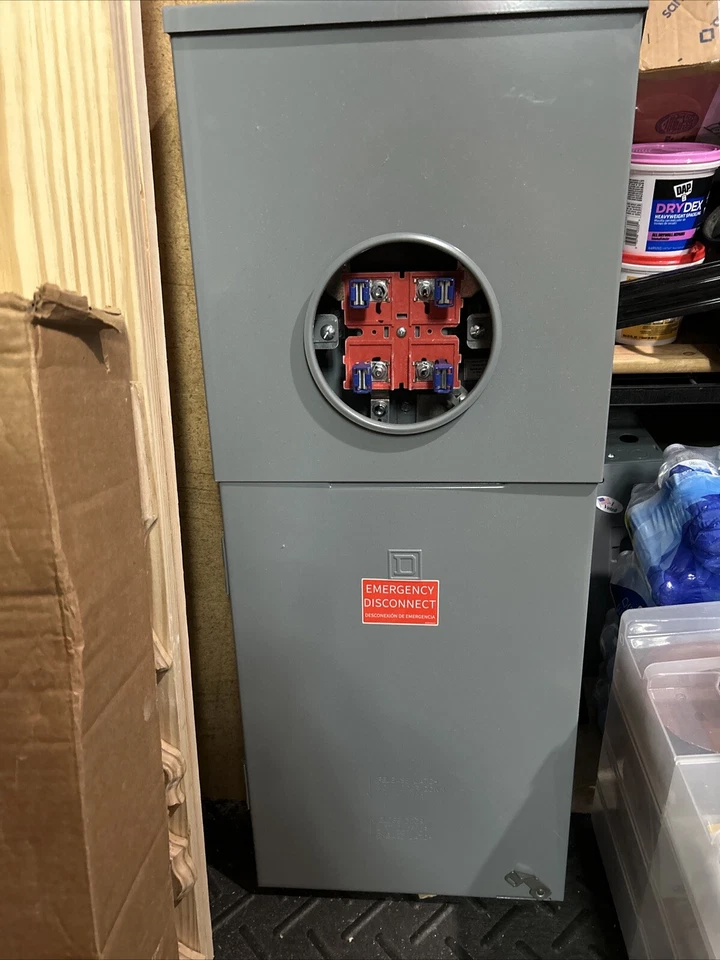 PRECIO DROPSquare D 200A Panel Todo en Uno, 20 espacios/40 circuitos. Servicio excesivo/bajo Foto 3 de 4