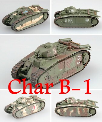 Easy Model 1/72 French Char B-1 Tank Plastic Model All of easy model