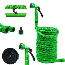 Grafner Flexibler Gartenschlauch dehnbarer Wasserschlauch Flexischlauch Gr&uuml;n