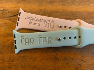 personalised apple watch strap