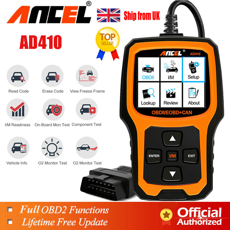 Vehicle OBD2 EOBD Check Car Engine Fault Code Reader Diagnostic Scanner Tool