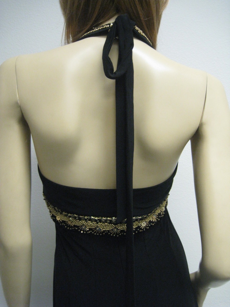 sue wong beaded halter dress Vintage Y2K Sue Wong Plum Purple Silk Beaded Floral Midi Dress