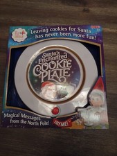 The Elf on the Shelf Santa's Enchanted Cookie Plate Magical Messages NEW
