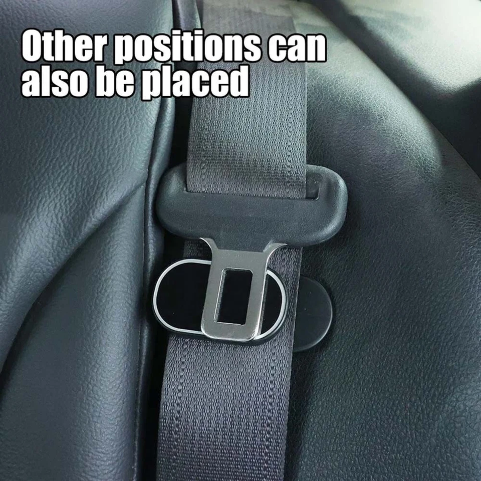 1x Soporte magnético para cinturón de seguridad de coche estabilizador sujetador ajustable clip seguridad de asiento Foto 3 de 4
