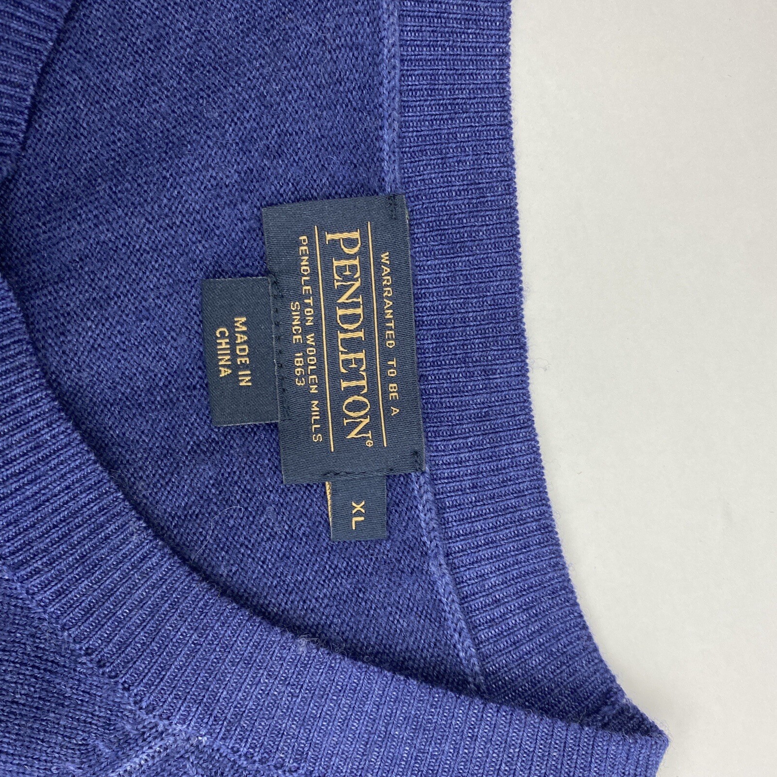 Pendleton 100% Merino Wool Pullover Sweater Mens … - image 5