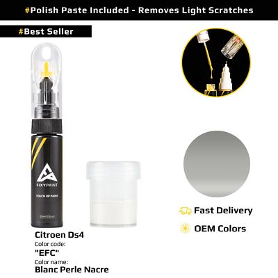 Touch up Paint for Citroen Ds4 Code: EFC Blanc Perle Nacre