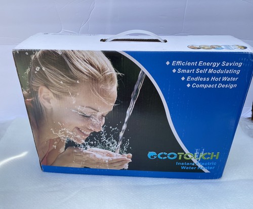 Eco Touch ECO55-White 5500W 240V Instant Electric Tankless Water Heater - White